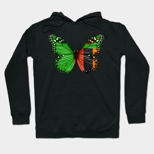 Zambian Flag  Butterfly - Gift for Zambian From Zambia Hoodie